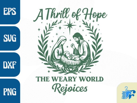 Christian Christmas SVG T Shirt Design