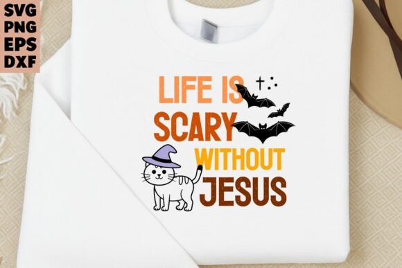 Christian Halloween PNG: Life Is Scary