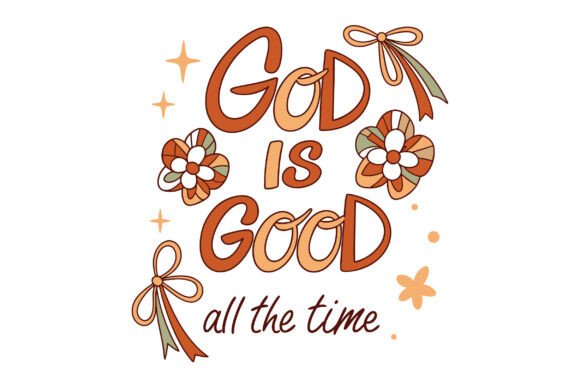 Fall Christian God is Good PNG for T-Shirt Designs
