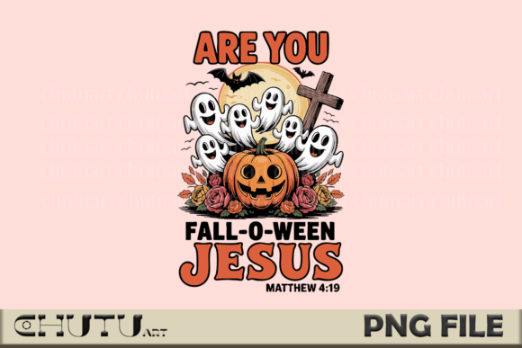 Fall-O-Ween Jesus PNG - Faith Design