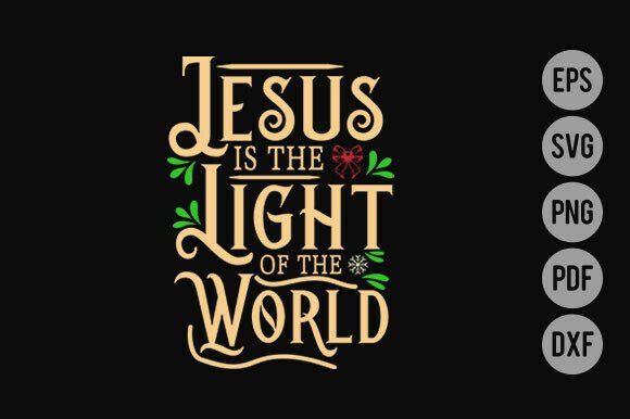 Jesus Light of the World Coquette PNG T-Shirt Designs