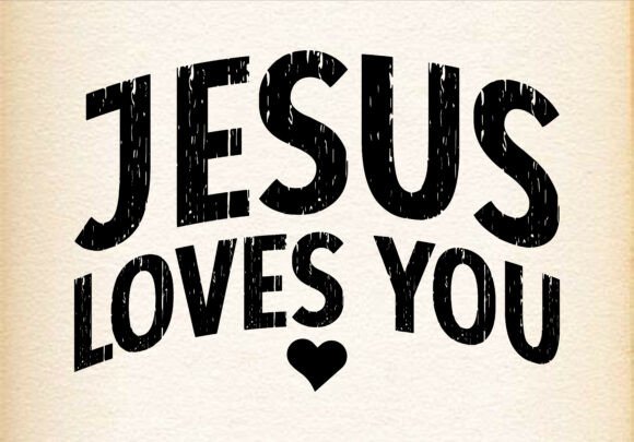 Jesus Love You SVG PNG for T-Shirt Designs