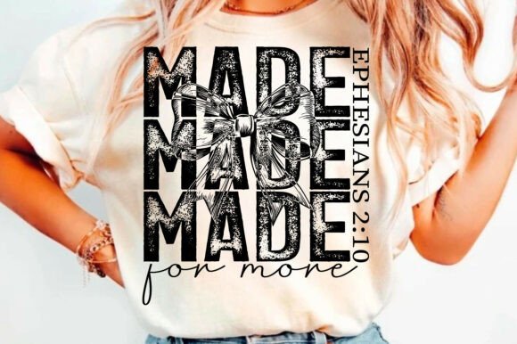 Made for More: Christian Inspiring Svg for T-Shirt Designs