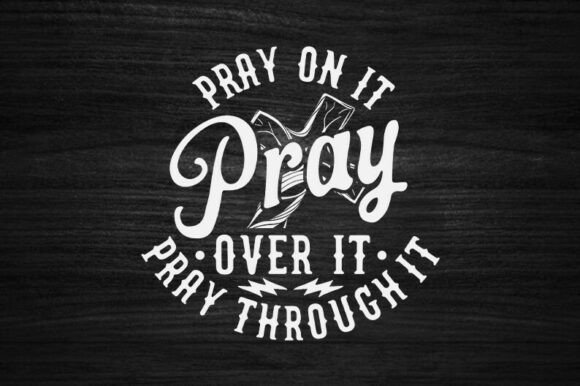 Pray SVG: Christian Cross & Prayer SVG for T-Shirt Designs